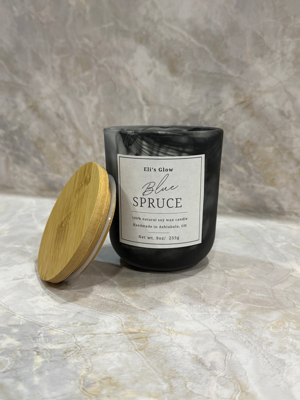 Blue Spruce Scented Soy Wax Candle
