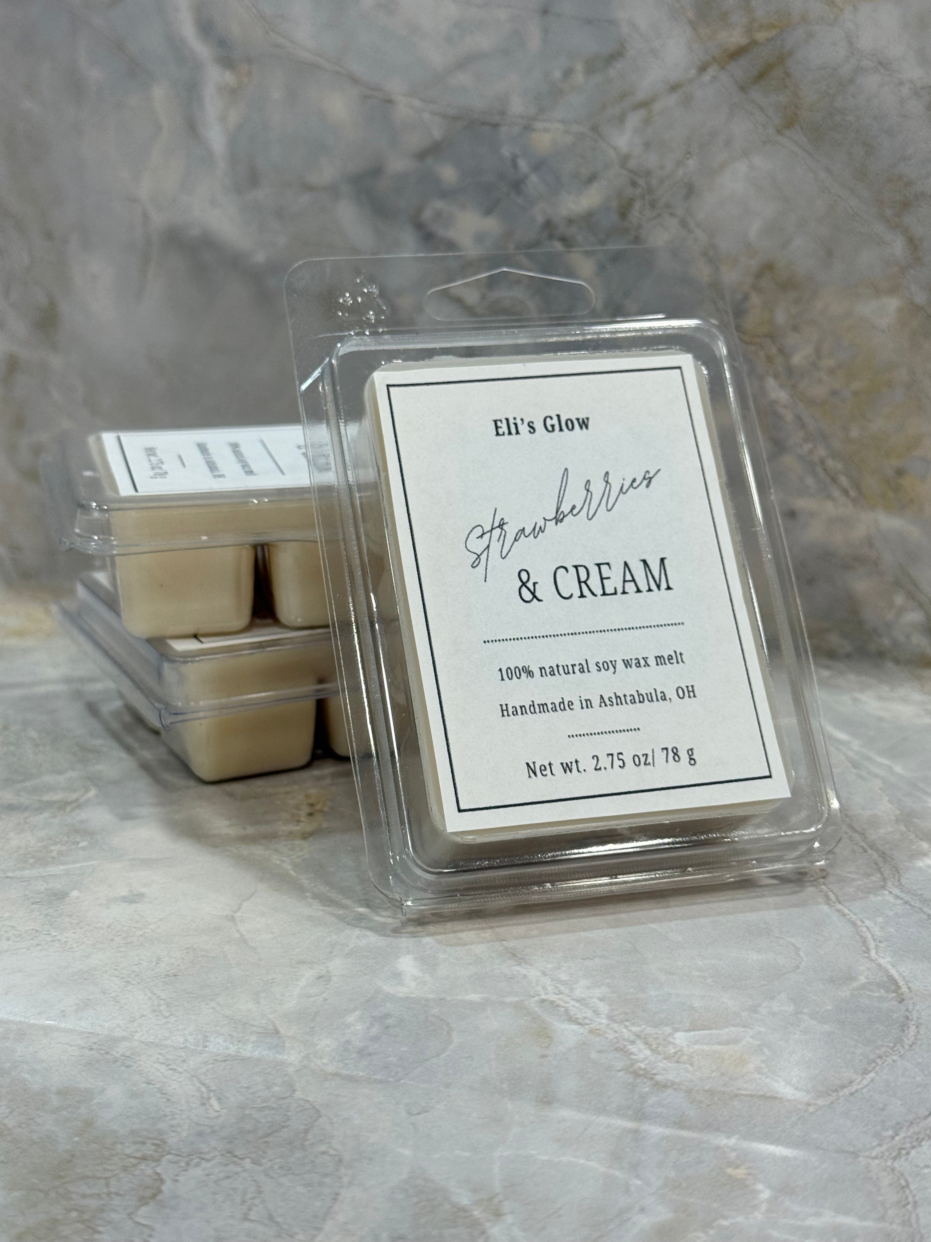 Strawberries and Cream Wax Melt